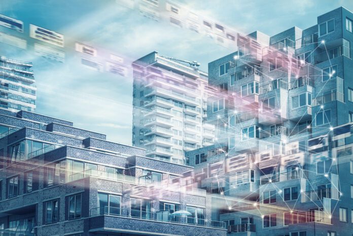 Modern,Living,,Metaverse,,Iot,,Network,Concept.,Smart,City.,5g,,Metaverse,