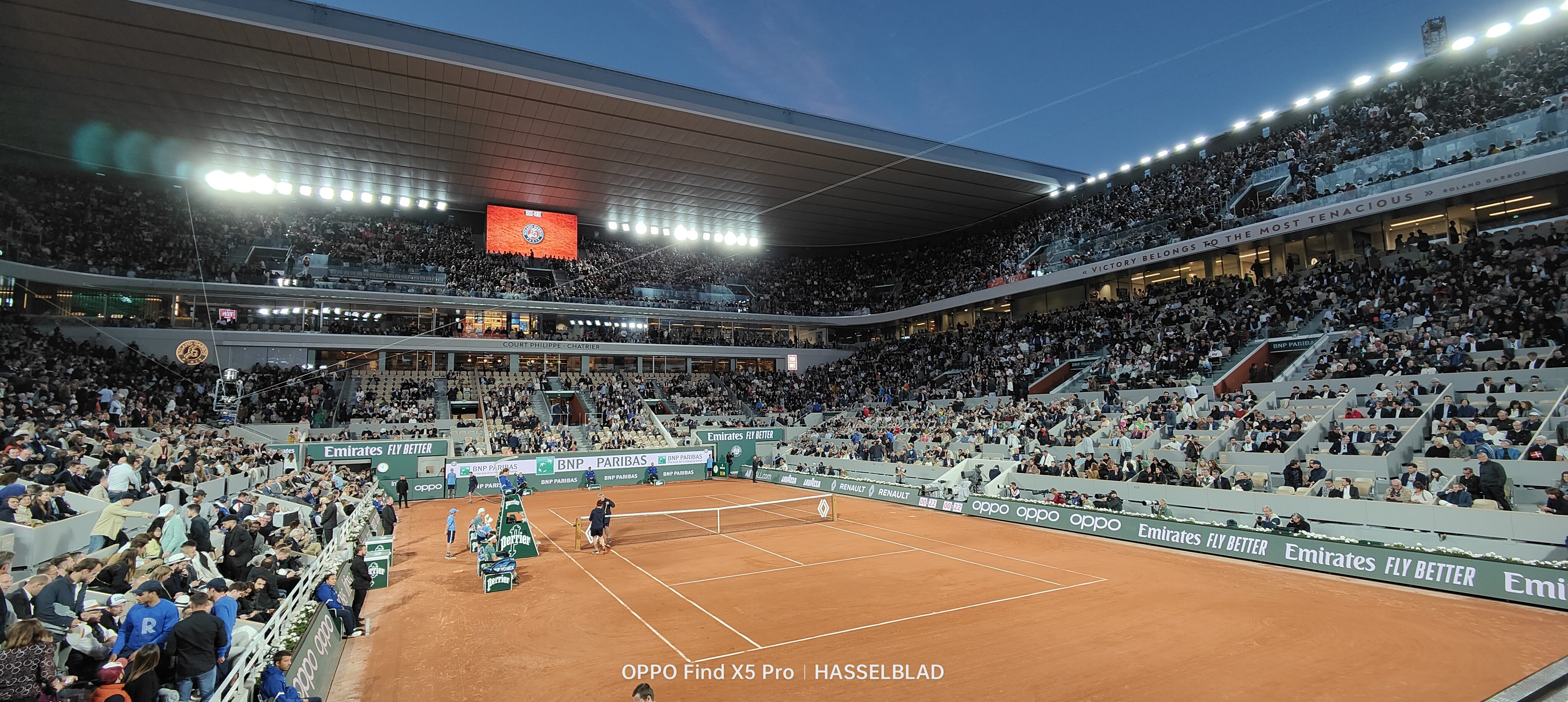 Shot on OPPO Find X5 Pro: Court Philippe-Chatrier