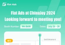 Flat Ads Showcases at 2024 ChinaJoy, Partnering with Developers Worldwide to Explore Global Growth