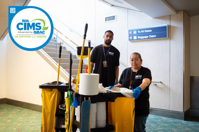 Relay Janitorial with CIMS GBAC Badge