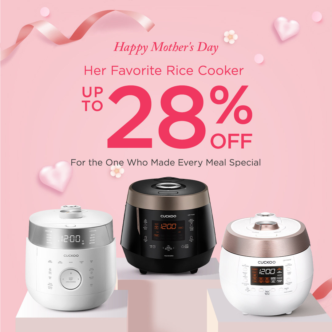 Celebrate Mom With CUCKOO’s Mother’s Day Specials