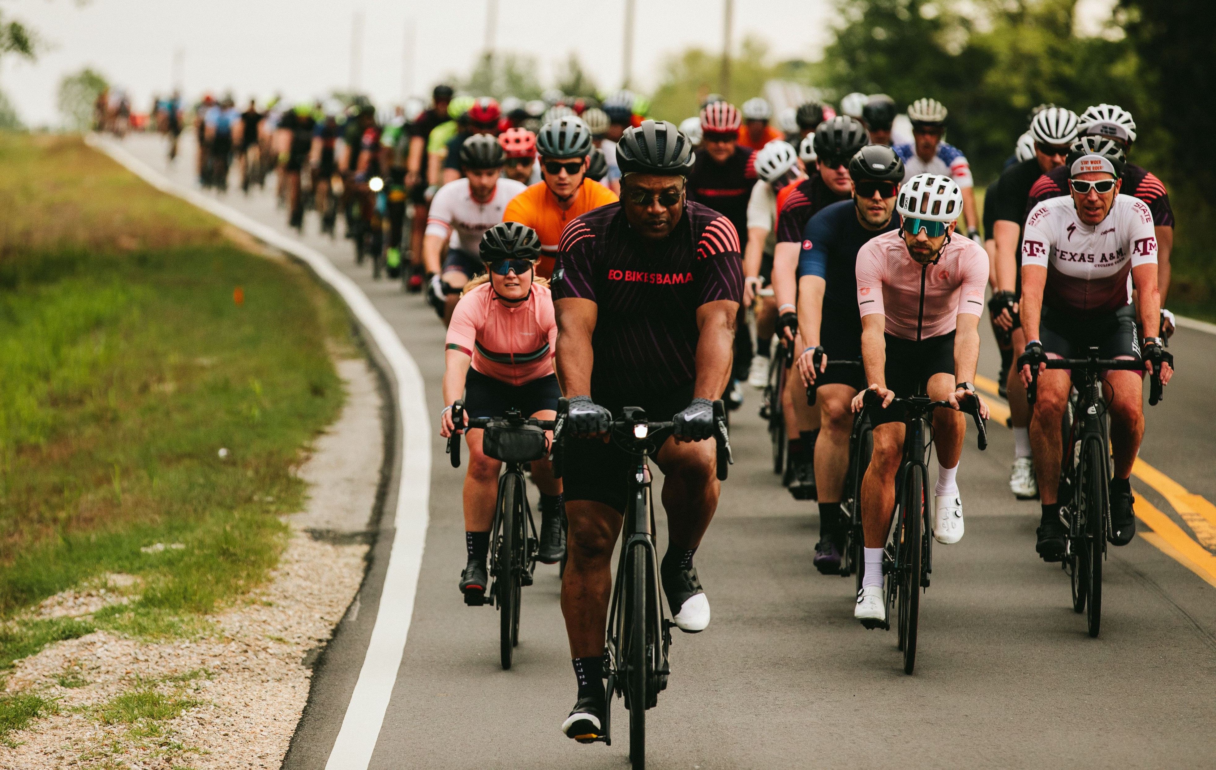 Bo Jackson leading Bo Bikes Bama 2024; Photo Credit: Wes Frazer
