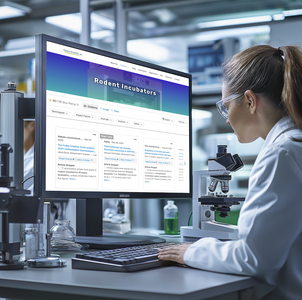 Powers Scientific Simplifies Product Validation for Rodent Incubators With Bioz Badges