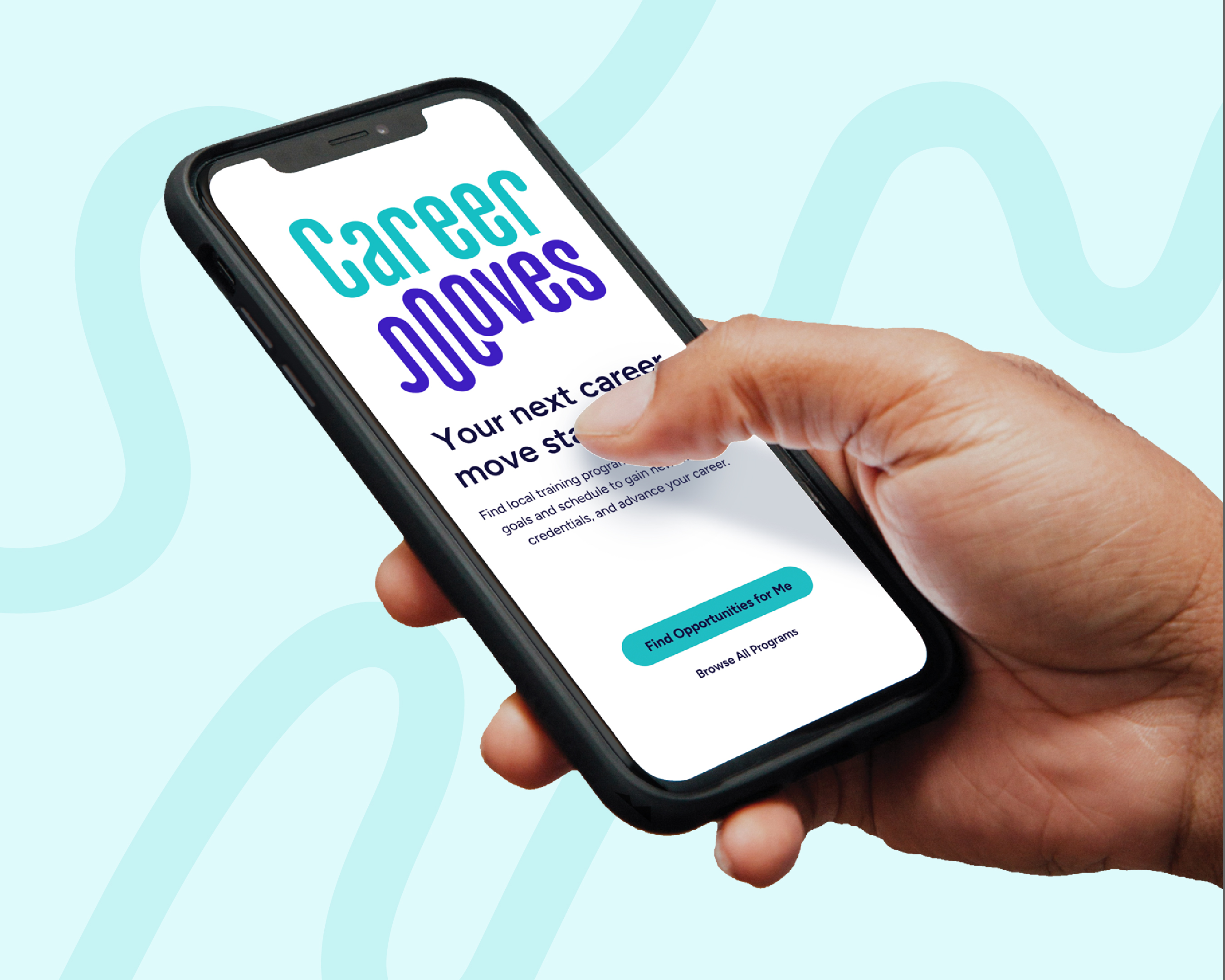 CareerMoves App Homepage