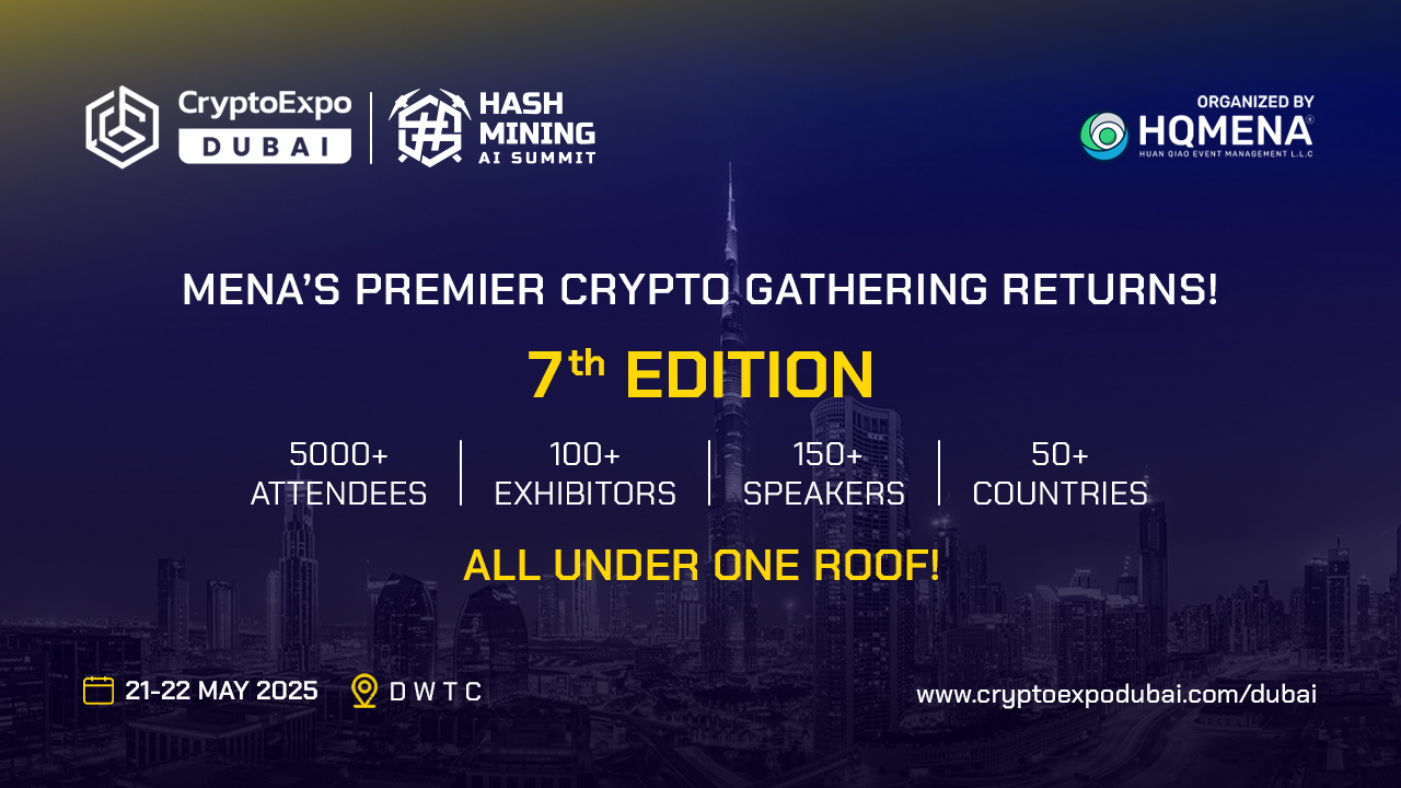 Dubai to Host Premier Global Blockchain Gathering: Crypto Expo Dubai 2025