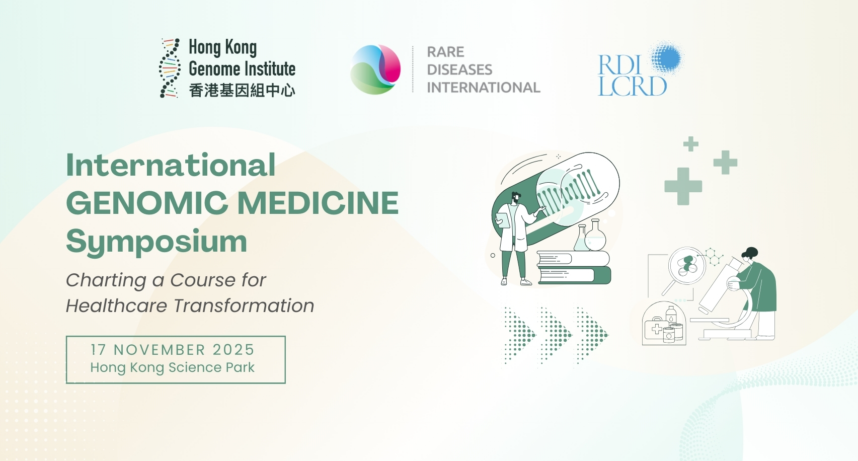 Hong Kong Genome Institute and Global Leaders Co-organise Landmark Healthcare Event “International Genomic Medicine Symposium”