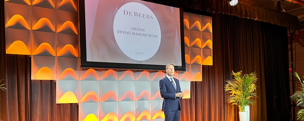 De Beers launches ‘Ombré Desert Diamonds’ jewellery beacon and ‘Origin, De Beers Group’ polished diamonds