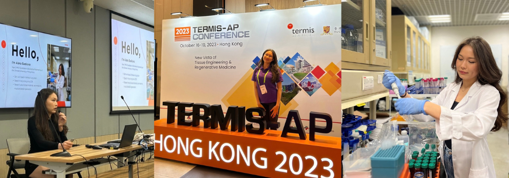 With the support from CUHK’s leading supervisors and research facilities, Aiana’s research investigates the apply of nanomedicine in tissue engineering to enhance healthcare solutions