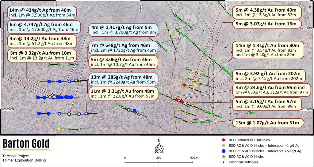 Completion of Diamond Drilling on High Grade Tolmer Prospect