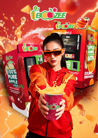 iBoozee Launches Asia’s First Smart Robotic Juice Machines in Singapore