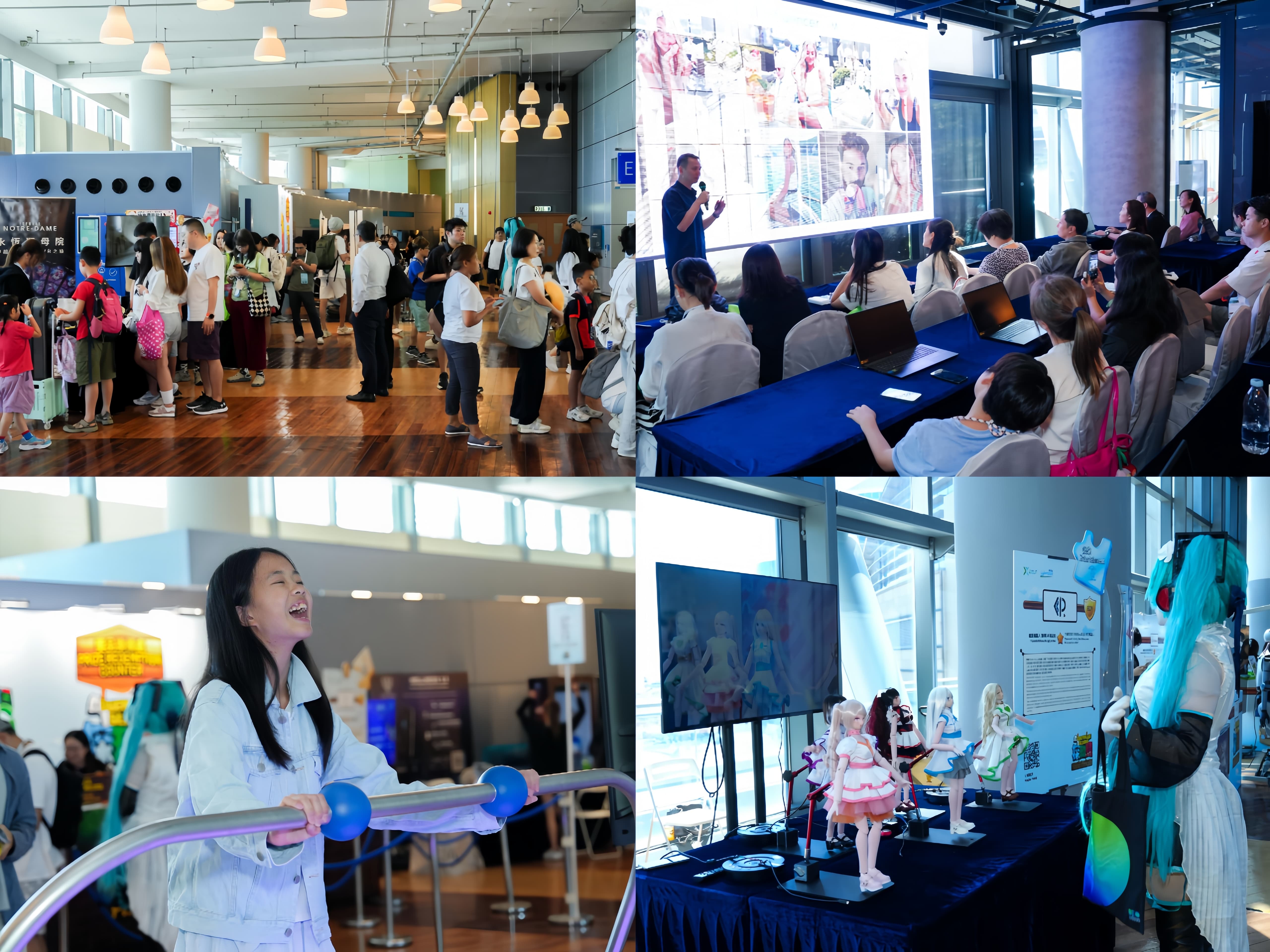 Participants explored 35 experience booths and joined more than 25 interactive workshops, gaining first‑hand exposure to innovative technologies in daily life.
