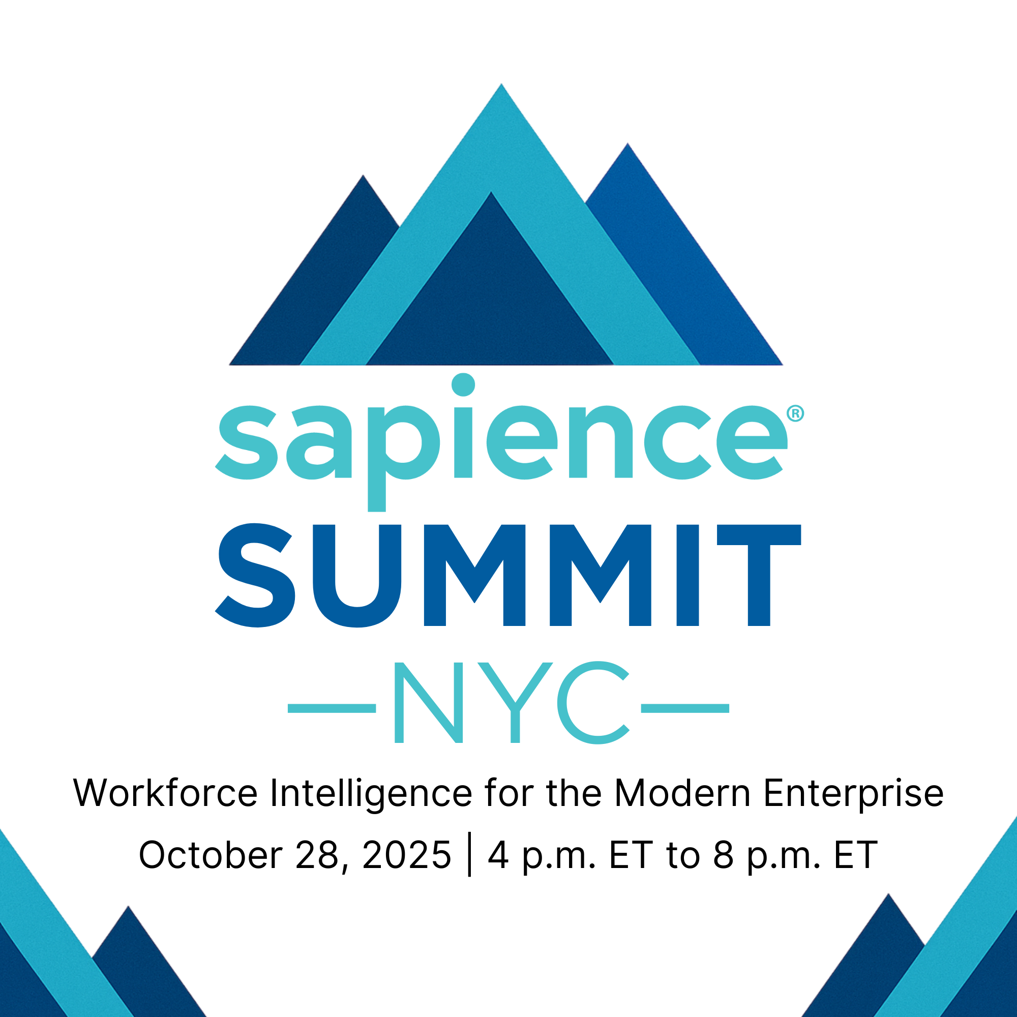 Sapience Analytics Announces Inaugural Sapience Summit – Workforce Intelligence for the Modern Enterprise