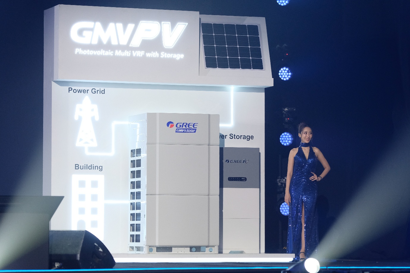 The Gree GMV PV system unveiled at the ‘Gree Summit Partner 2025’ event.