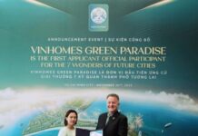 Vinhomes Green Paradise recognized as the first official participant of the global campaign “7 Wonders of Future Cities”