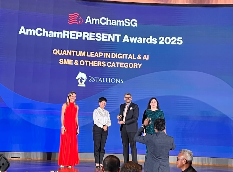 2Stallions Awarded 'Quantum Leap in AI & Digital' at AmChamREPRESENT Awards 2025