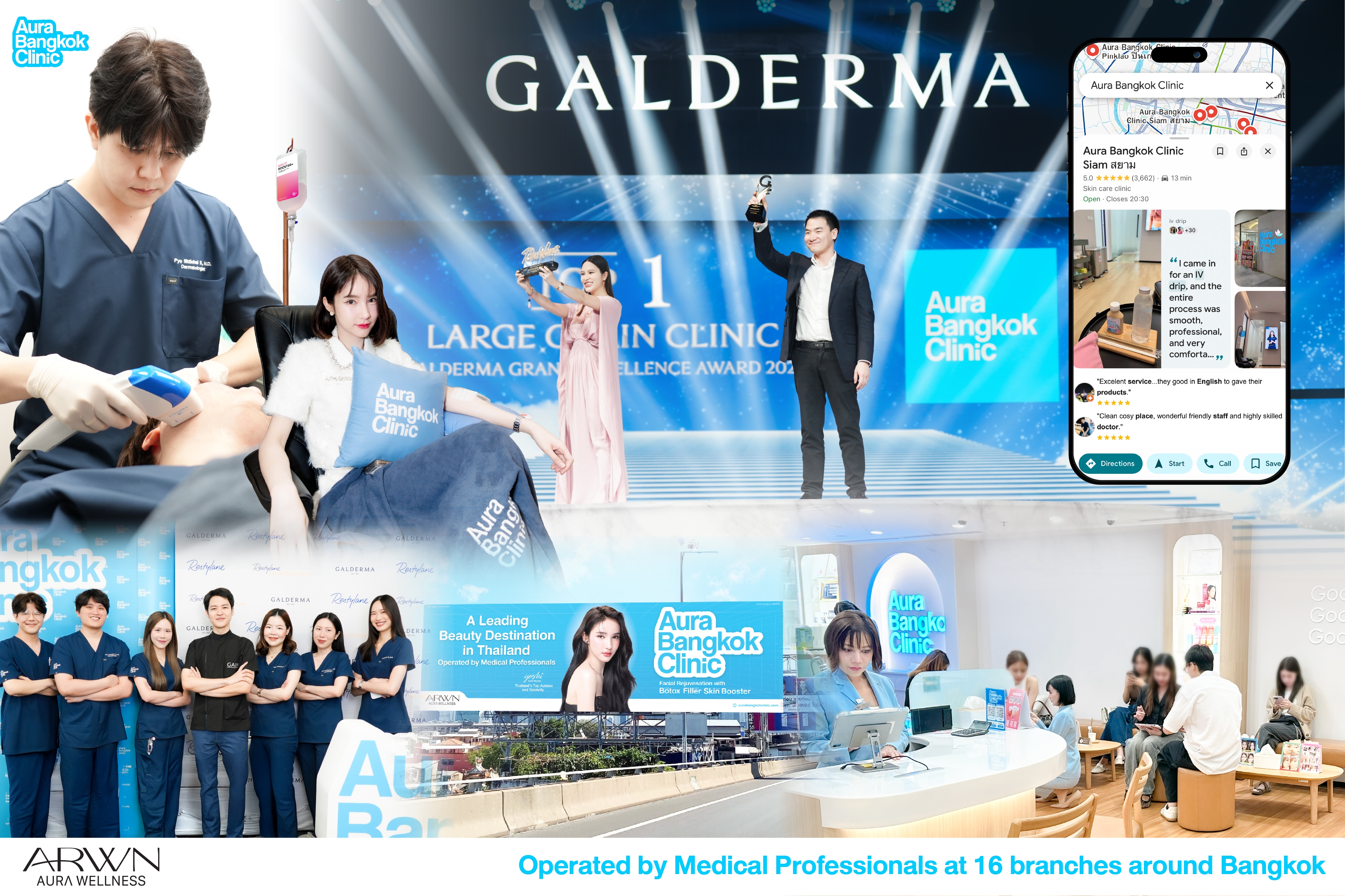 Aura Bangkok Clinic, the No.1 Aesthetic Clinic in Thailand