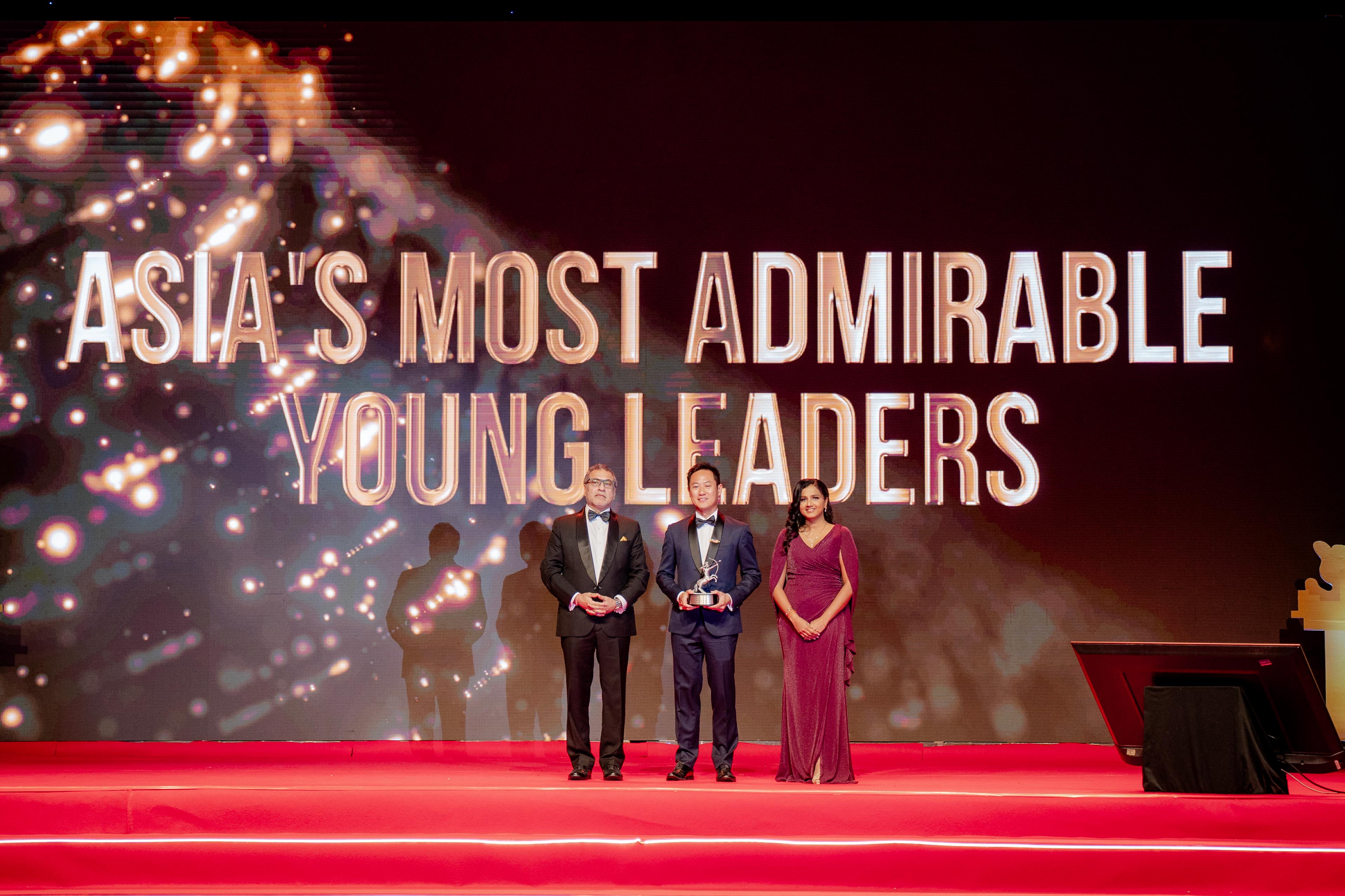 Mr. Yu-Wei Liew, recipient of the Asia’s Most Admirable Young Leader 2025 award by the ACES Awards