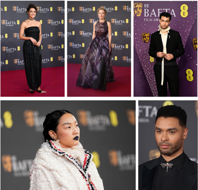 Desert Diamond Hues Take Centre Stage On The Red Carpet At The 79th British Academy Film Awards