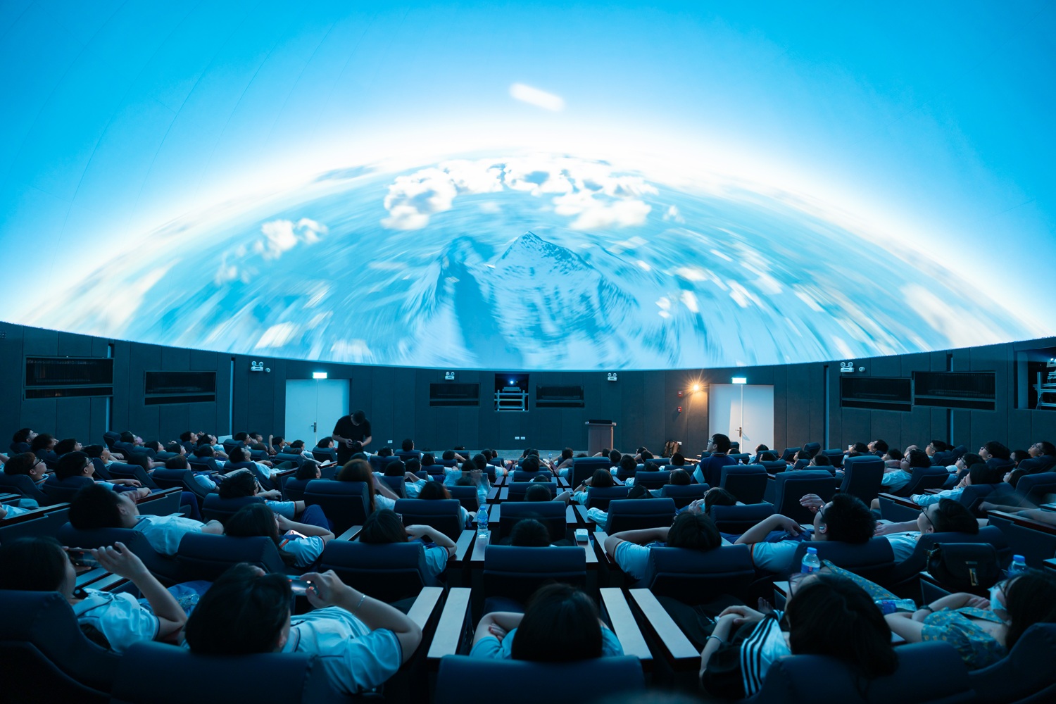 Inside Phenikaa Planetarium, Hanoi, Vietnam.