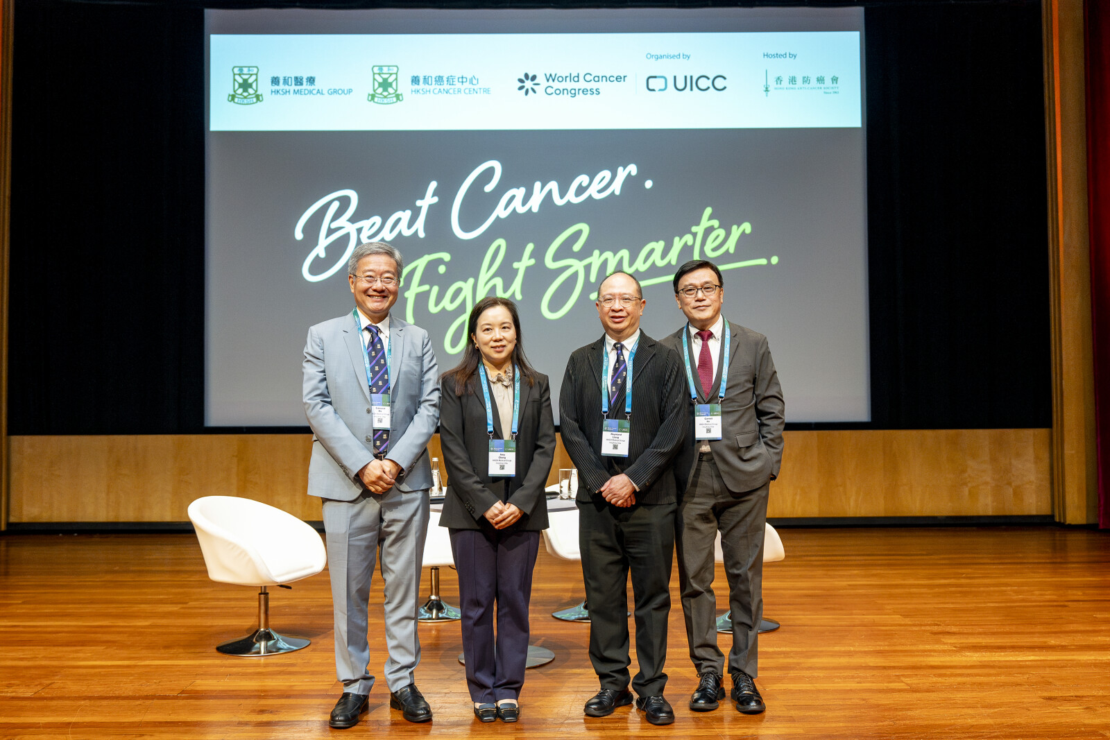HKSH was invited to participate in the World Cancer Congress 2026. Under the theme "Beat Cancer. Fight Smarter", HKSH showcased the clinical experience, research milestones, and innovative technologies through academic presentations, industry exchanges, and a guided-tour, demonstrating HKSH's commitment to the fight against cancer.