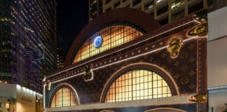 Louis Vuitton’s Art of Travel pulls into the station at Louis Vuitton Central Station – the Landmark pop-up in Hong Kong